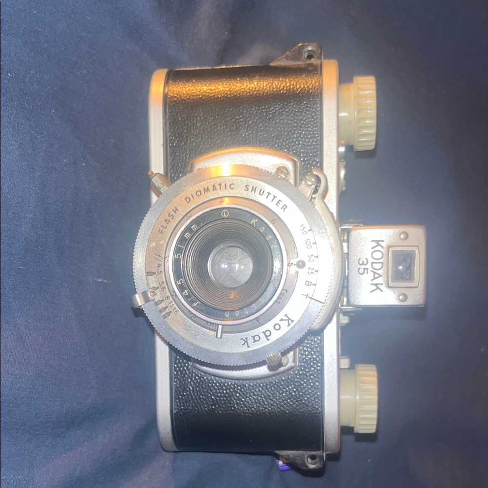 Kodak 35 Black and Silver Camera